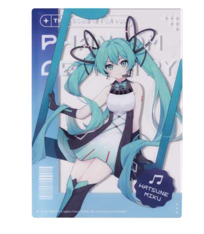 Moeyu Hatsune Miku Technology Series Acrylic Transparent Card | Collectible Anime Display - Moeyu - Makochan - Belgium - Europe