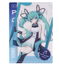 Tải hình ảnh vào trình xem Thư viện, Moeyu Hatsune Miku Technology Series Acrylic Transparent Card | Collectible Anime Display
