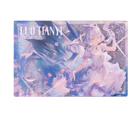 Moeyu Luo Tianyi “Stars and Fireworks” Series Flowing Sand Acrylic Stand | Vsinger Anime Display Ornament - Moeyu - Makochan - Belgium - Europe