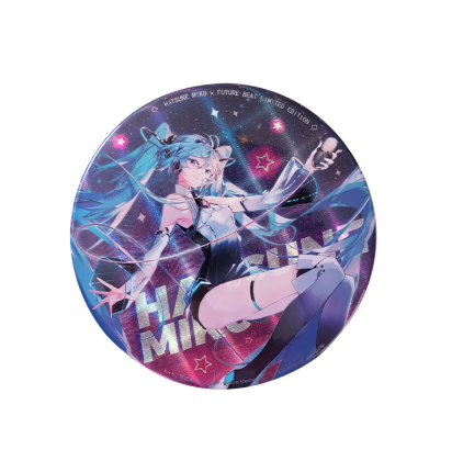Moeyu Hatsune Miku “Future Rhythm” Large Badge | 39 Thank You Day Limited Anime Pin - Moeyu - Makochan - Belgium - Europe