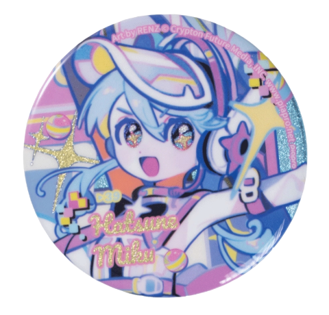 Moeyu Hatsune Miku “Retro & Future Reflection” Series Badge | Metal Pin Collectible - Moeyu - Makochan - Belgium - Europe