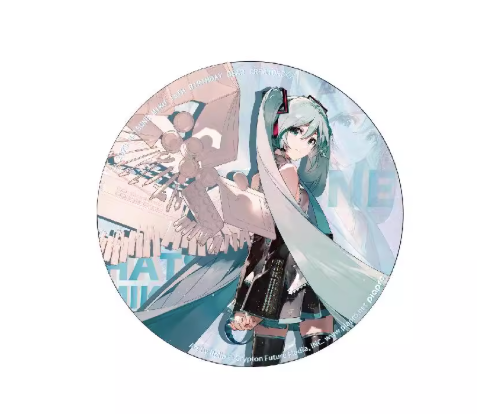 Moeyu × Bilibili Hatsune Miku 16th Anniversary Commemorative Badge | VOCALOID Official Collectible - Moeyu - Makochan - Belgium - Europe