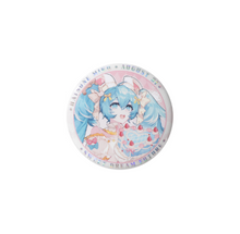 Load image into Gallery viewer, Moeyu Hatsune Miku “Sweet Dream Future” Series Badge, Polaroid Acrylic Stand, Keychain &amp; Laser Ticket | Official Anime Merchandise
