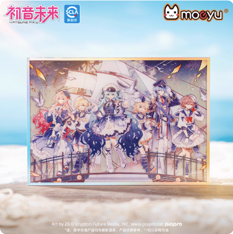 Moeyu Hatsune Miku 'Tidal Song' Acrylic Shikishi Art Board - Collectible Ornament - Moeyu - Makochan - Belgium - Europe