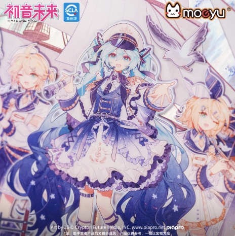 Moeyu Hatsune Miku 'Tidal Song' Acrylic Shikishi Art Board - Collectible Ornament - Moeyu - Makochan - Belgium - Europe