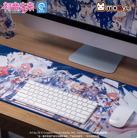 Moeyu Hatsune Miku 'Tidal Song' Oversized Gaming Mouse Pad - Desk Mat - Moeyu - Makochan - Belgium - Europe