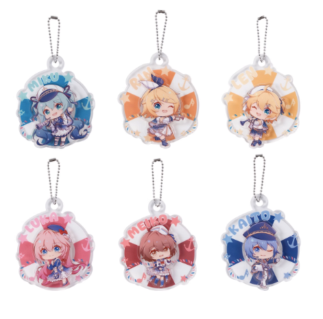 Moeyu Hatsune Miku 'Tidal Song' Rotating Acrylic Charm Blind Box - Official Merch - Moeyu - Makochan - Belgium - Europe