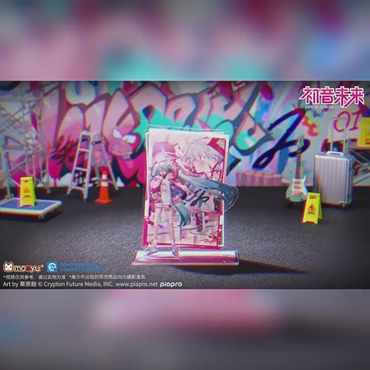 Moeyu:   Hatsune Miku Radio Invasion Series Acrylic Stand