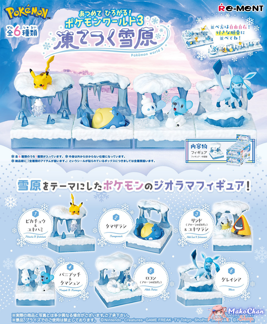 Re-ment Pokemon Gather and Expand! Pokemon World 3: Freezing Snowfield - Re-ment - Makochan - Belgium - Europe