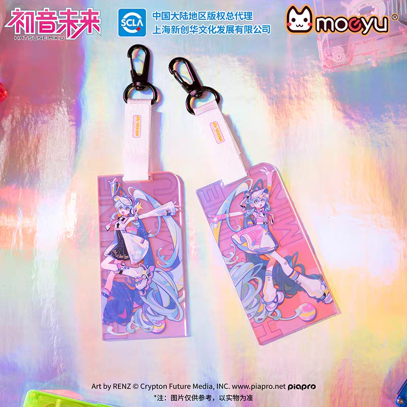 Moeyu Hatsune Miku “Retro & Future” Series Acrylic Keychain | Miku Anime Accessory Collectible - Moeyu - Makochan - Belgium - Europe