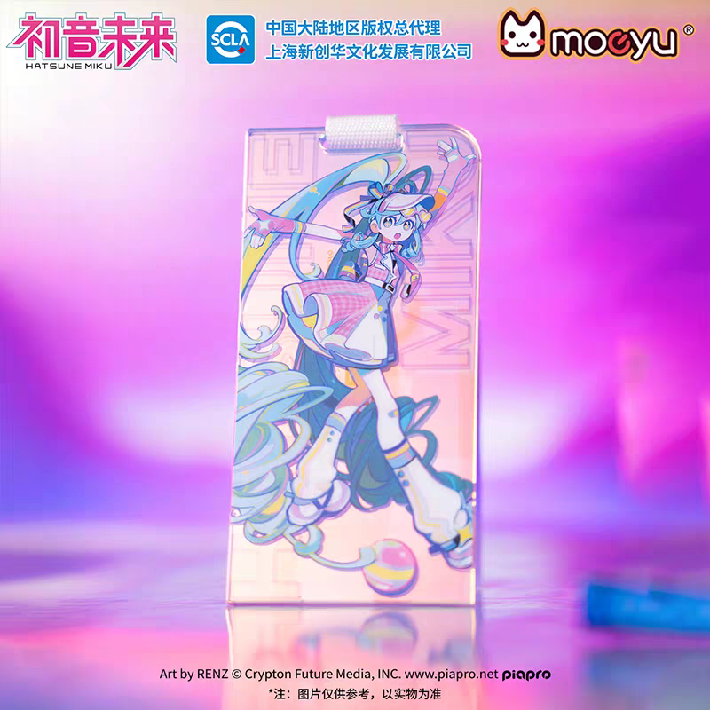Moeyu Hatsune Miku “Retro & Future” Series Acrylic Keychain | Miku Anime Accessory Collectible