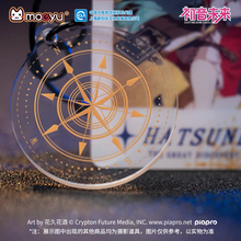 Load image into Gallery viewer, Moeyu Hatsune Miku “Dimensional Discovery” Acrylic Keychain | Official Miku Collectible Charm
