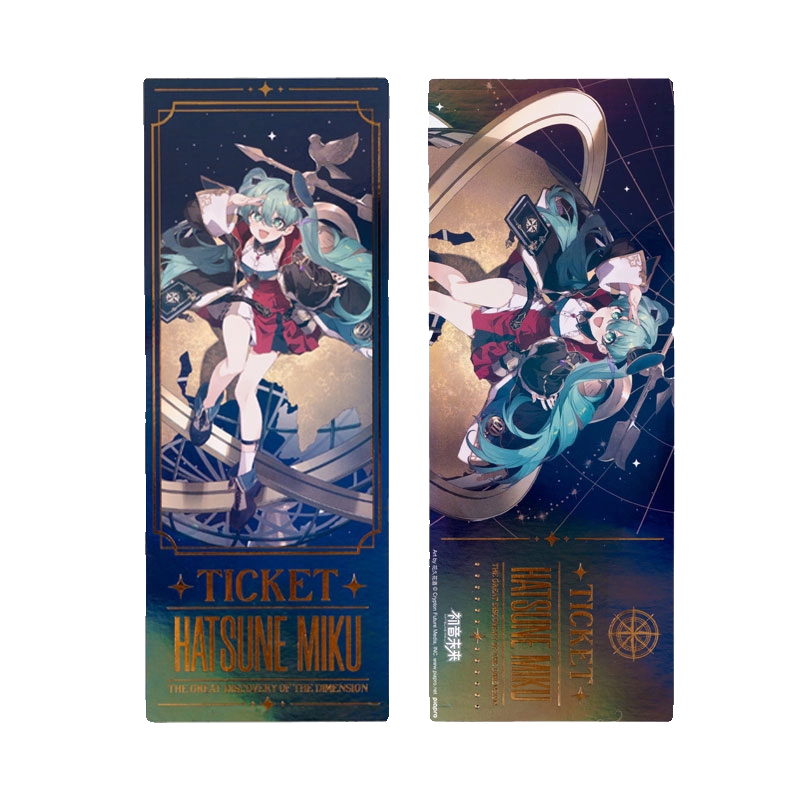 Moeyu Hatsune Miku “Dimensional Discovery” Holographic Ticket | Miku 39 Memorial Collectible - Moeyu - Makochan - Belgium - Europe