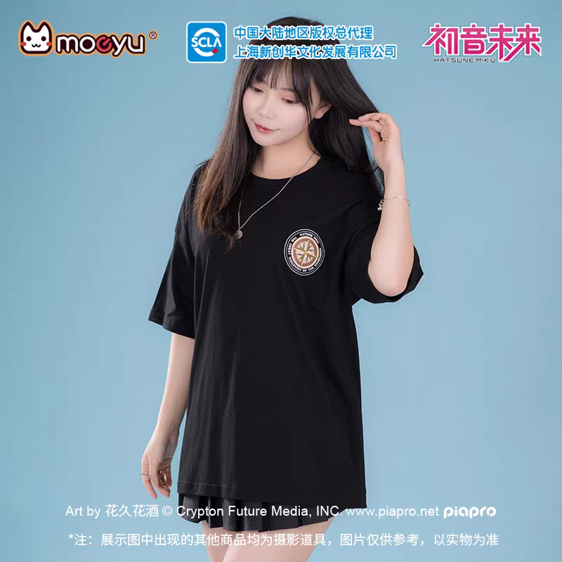 Moeyu Hatsune Miku 2024 “39 Thanksgiving Festival: Dimensional Discovery” Embroidered T-Shirt - Moeyu - Makochan - Belgium - Europe