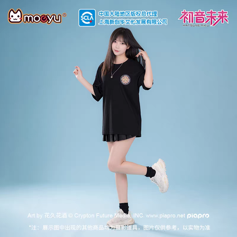 Moeyu Hatsune Miku 2024 “39 Thanksgiving Festival: Dimensional Discovery” Embroidered T-Shirt - Moeyu - Makochan - Belgium - Europe