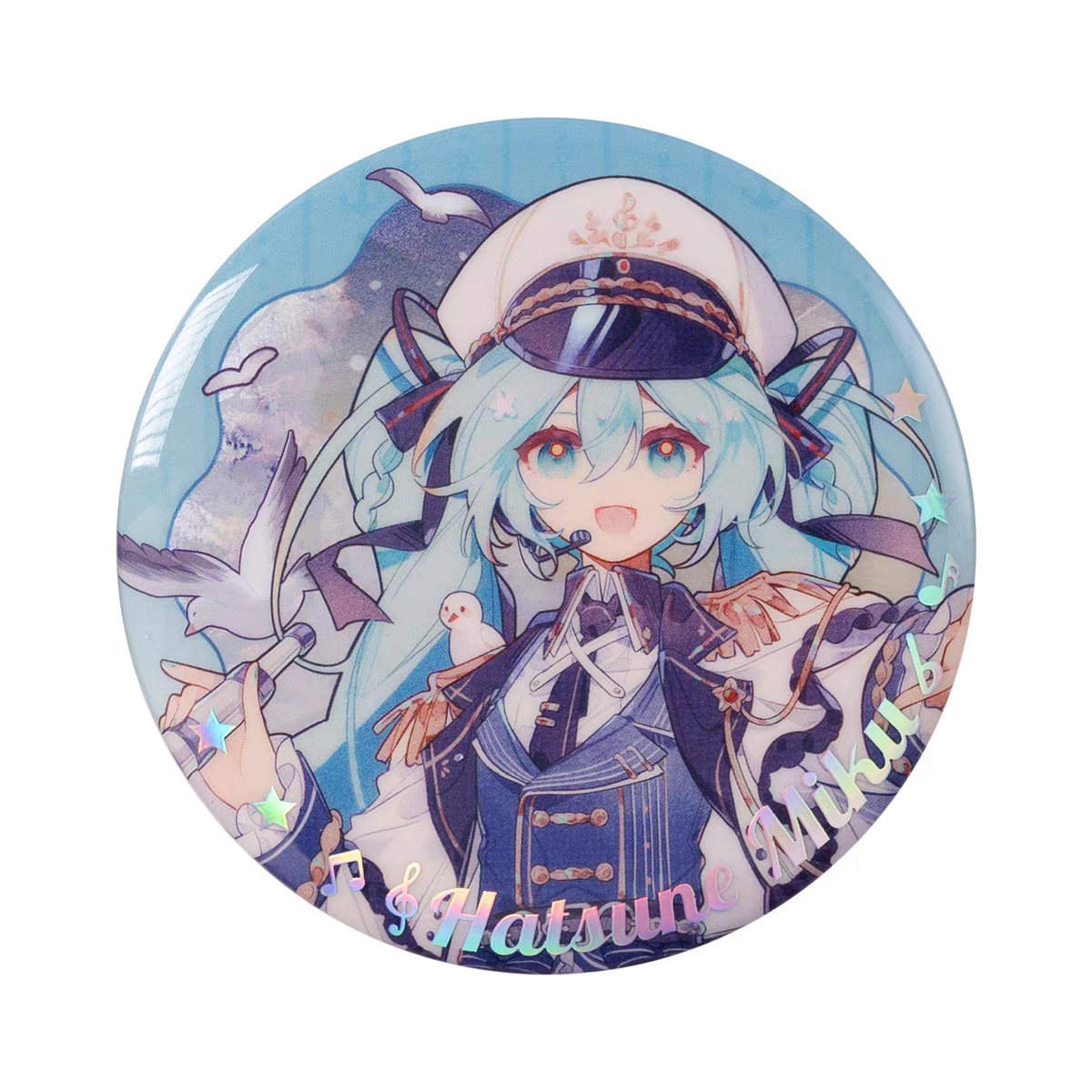 Moeyu Hatsune Miku 'Tidal Song' Tinplate Badge Blind Box - Official Merch - Moeyu - Makochan - Belgium - Europe