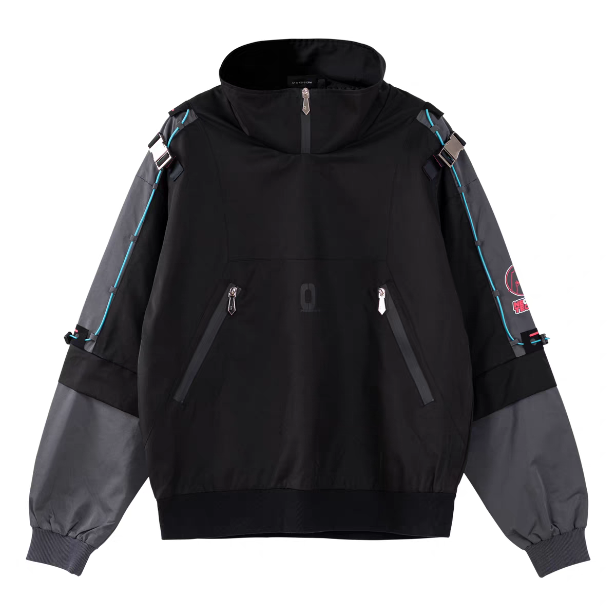 Moeyu Hatsune Miku "Neon Electronic Music" Series Faux Two-Piece Hoodie Unisex Autumn Streetwear Top - Moeyu - Makochan - Belgium - Europe