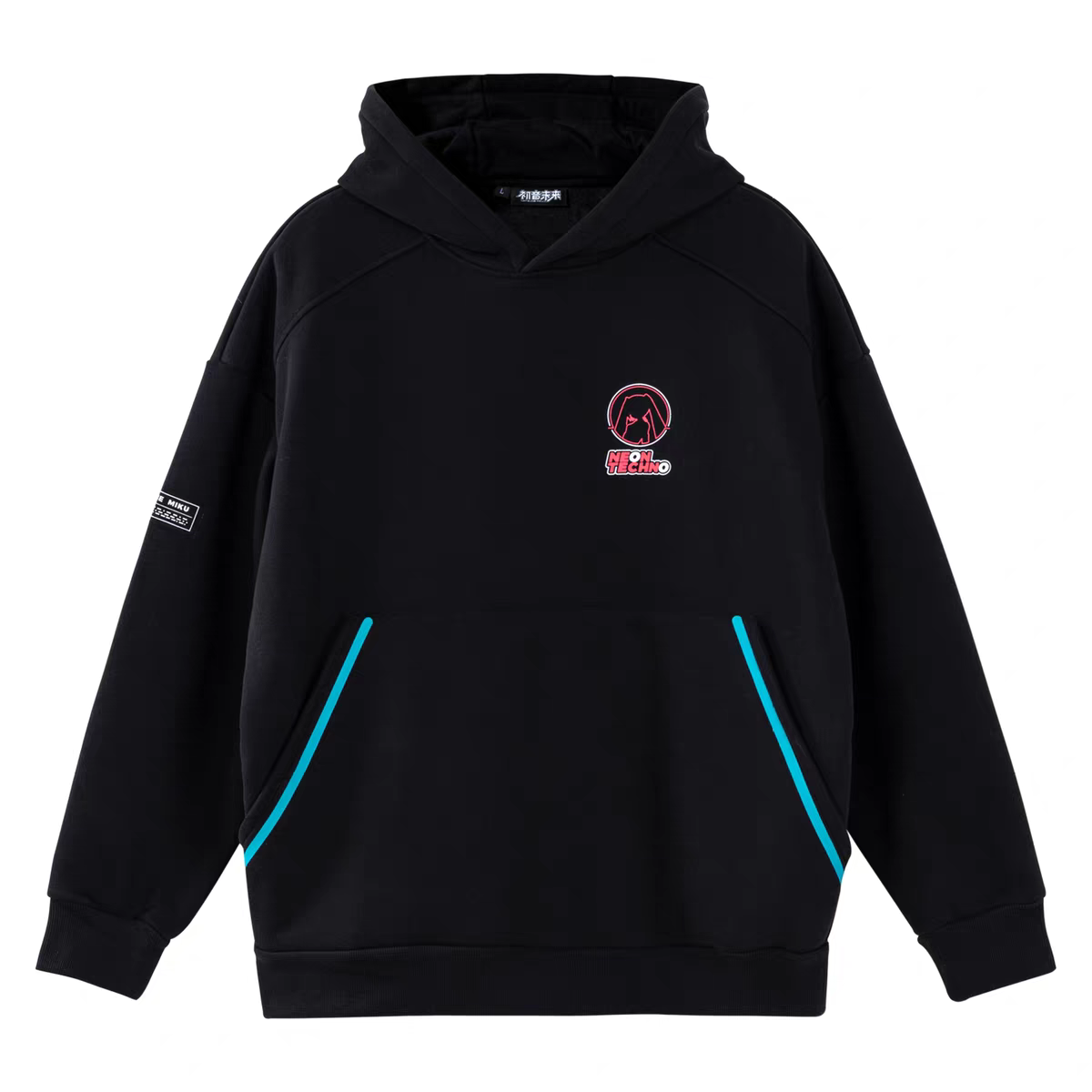 Moeyu Hatsune Miku "Neon Electronic Music" Series Oversized Hoodie - Unisex Couple Streetwear - Moeyu - Makochan - Belgium - Europe