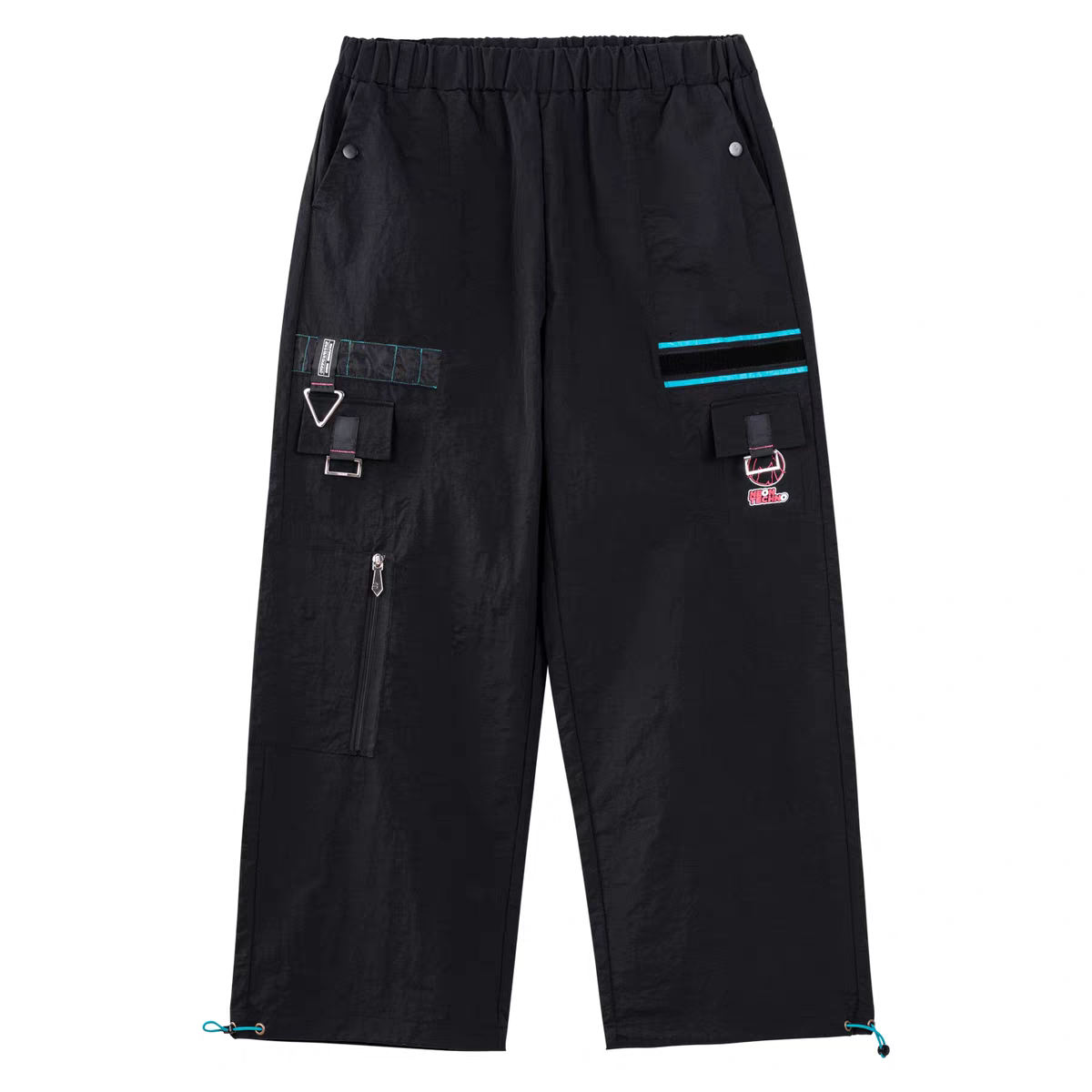 Moeyu Hatsune Miku "Neon Electronic Music" Techwear Cargo Pants - Multi-Pocket Tactical Trousers - Moeyu - Makochan - Belgium - Europe