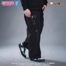 Tải hình ảnh vào trình xem Thư viện, Moeyu Hatsune Miku "Neon Electronic Music" Techwear Cargo Pants - Multi-Pocket Tactical Trousers - Moeyu - Makochan - Belgium - Europe
