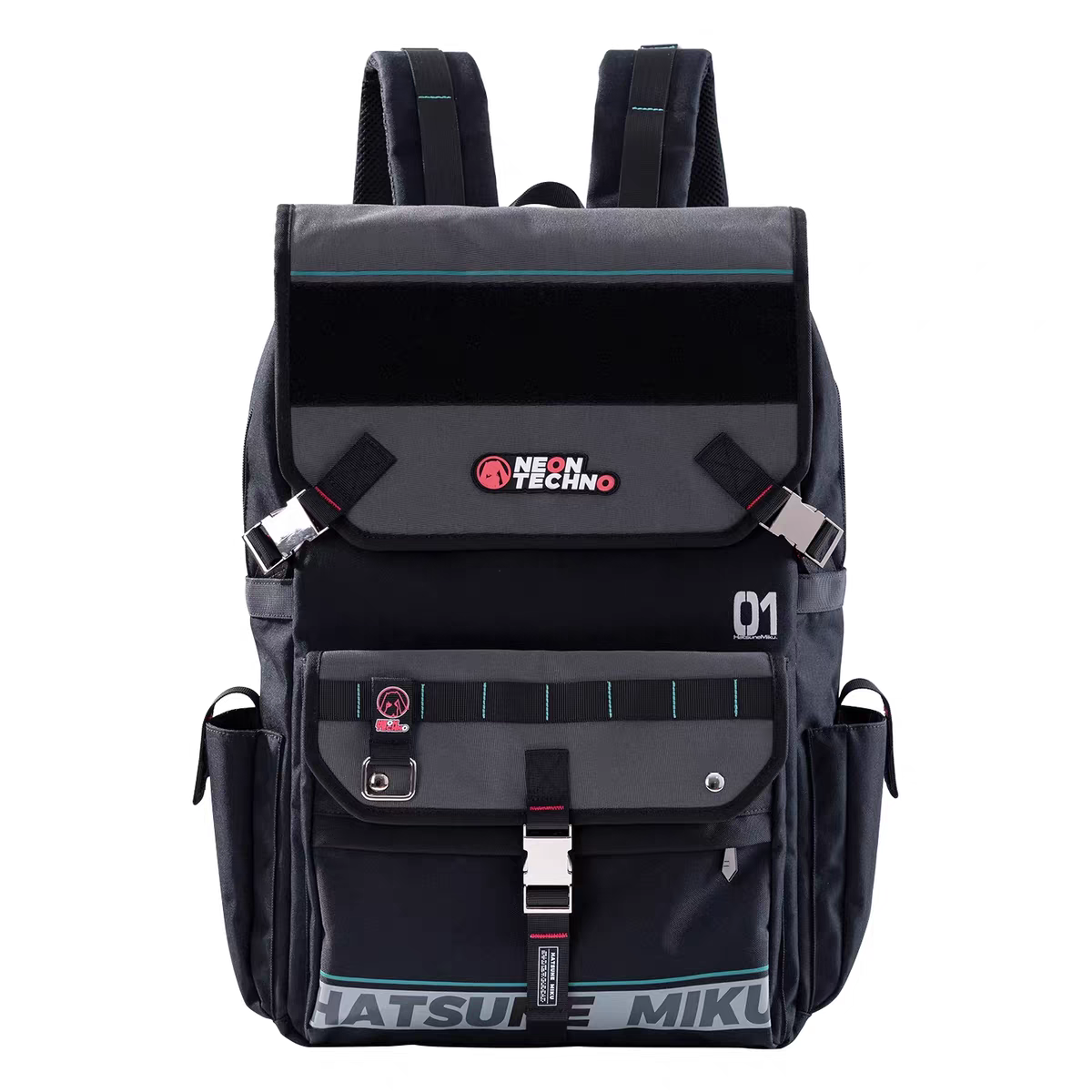 Moeyu Hatsune Miku "Neon Electronic Music" Techwear Backpack - Tactical Multi-functional Commuter & Travel Bag - Moeyu - Makochan - Belgium - Europe