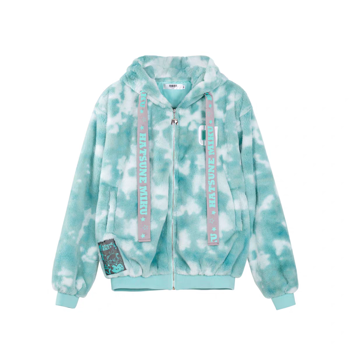 Moeyu Hatsune Miku "Millennium Ice Candy" Series Rabbit Ear Plush Jacket - Kawaii Oversized Winter Hooded Coat - Moeyu - Makochan - Belgium - Europe