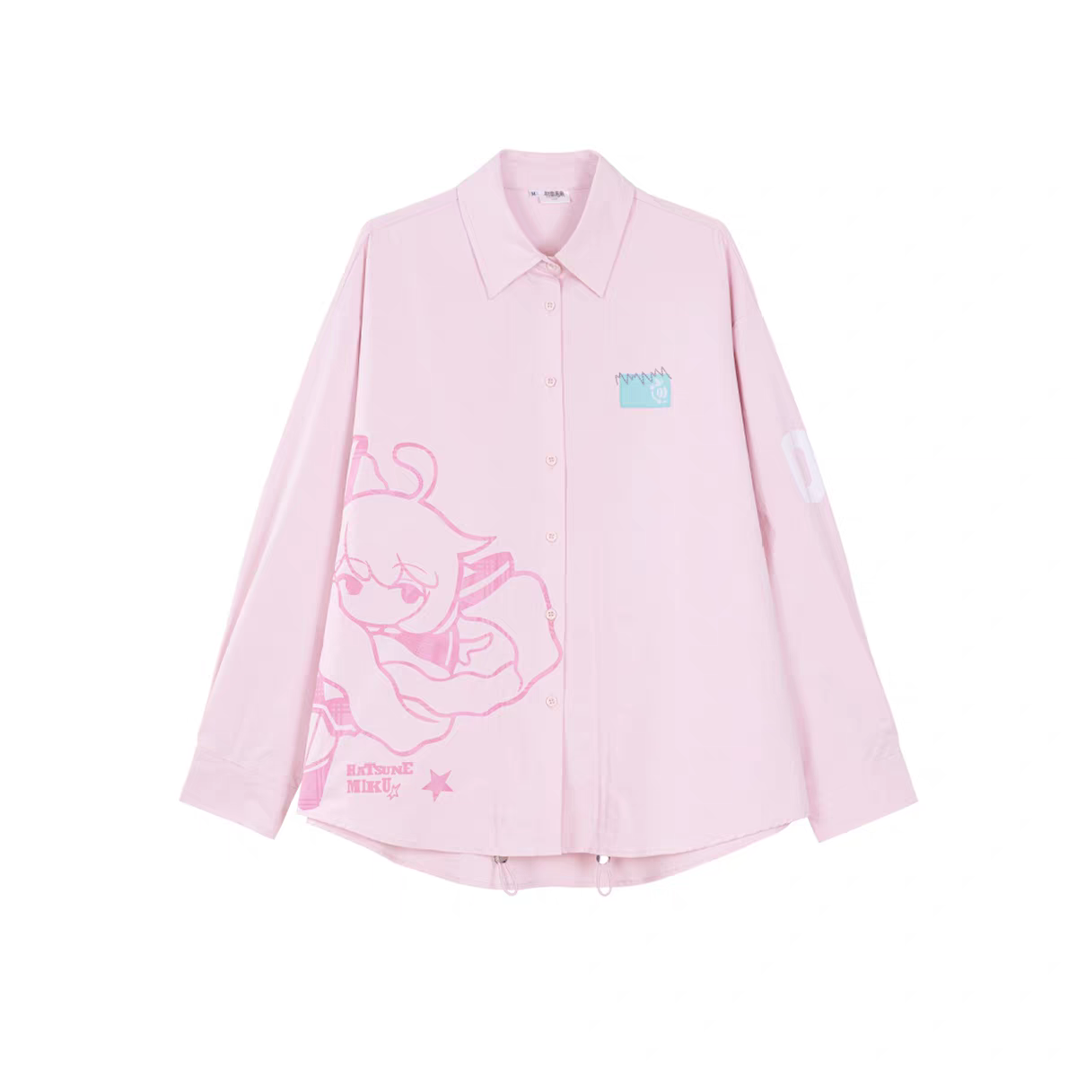 Moeyu Hatsune Miku "Millennium Ice Candy" Series Long-Sleeve Shirt Jacket - Loose Fit Casual Button-Down Top - Moeyu - Makochan - Belgium - Europe
