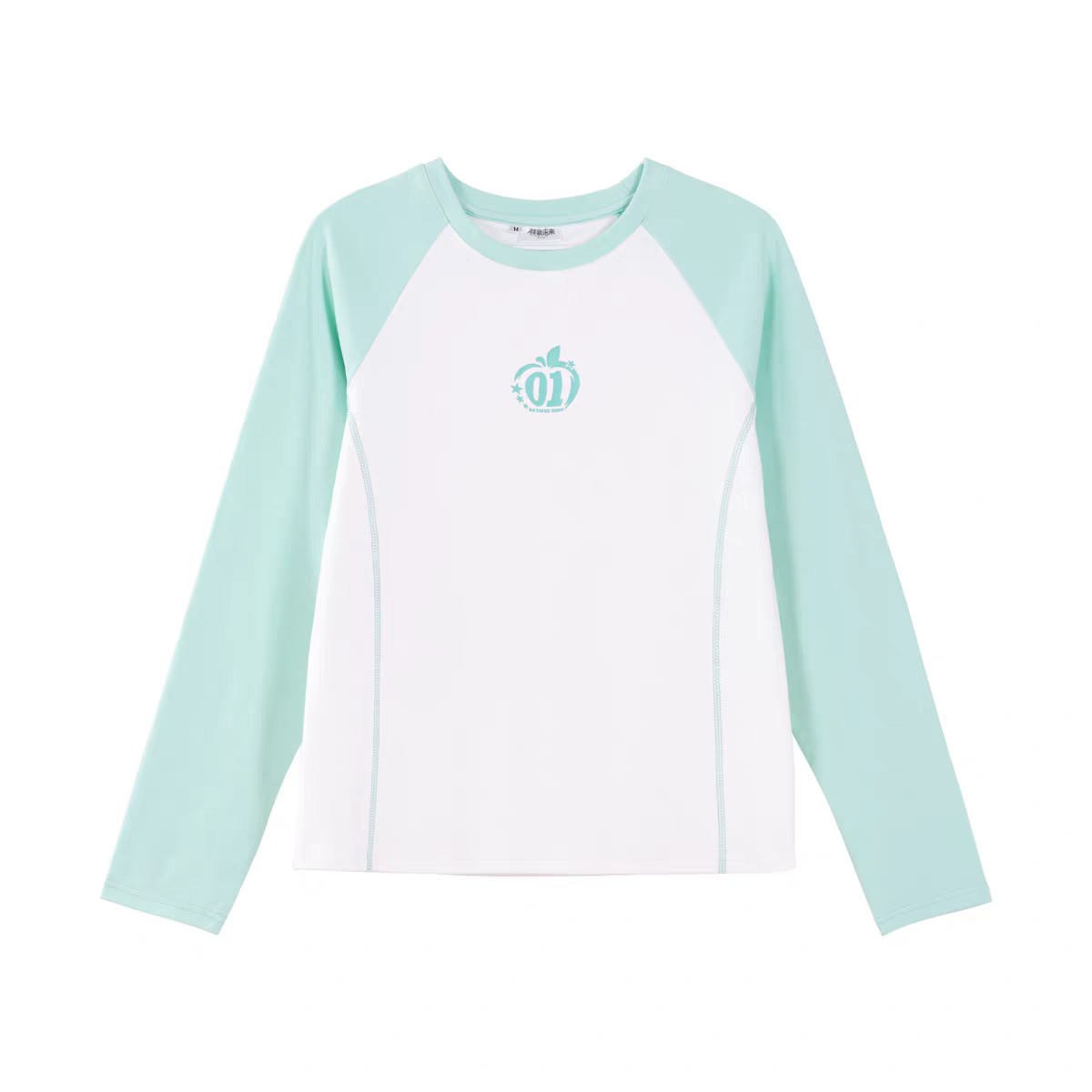 Moeyu Hatsune Miku "Millennium Ice Candy" Raglan Sleeve T-Shirt - Y2K Contrast Color Long Sleeve Base Layer - Moeyu - Makochan - Belgium - Europe