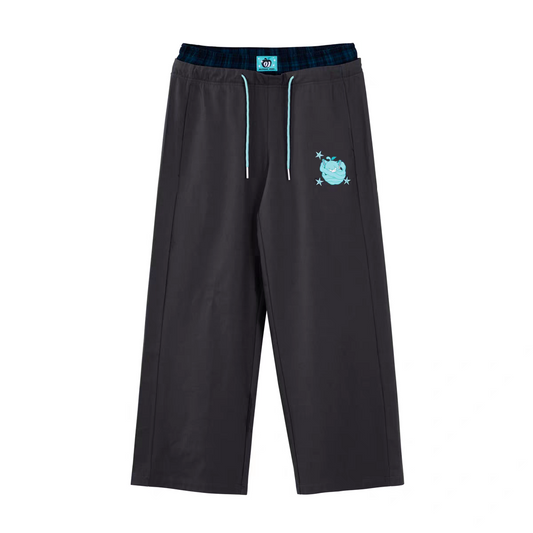 Moeyu Hatsune Miku "Millennium Ice Candy" Double-Waist Spliced Pants - Y2K Loose Curved-Leg Wide-Leg Sweatpants - Moeyu - Makochan - Belgium - Europe