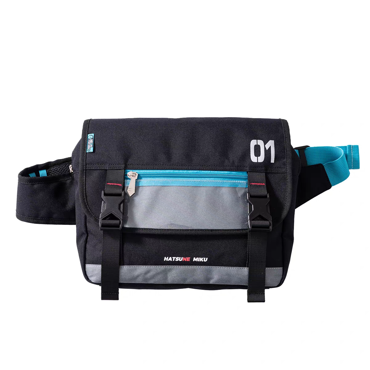 Moeyu Hatsune Miku "Neon Electronic Music" Techwear Messenger Bag - Tactical Cyberpunk Crossbody Shoulder Bag - Moeyu - Makochan - Belgium - Europe