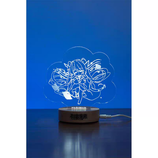Moeyu Hatsune Miku "Slumbering Dreamscape" Vol. 2 Acrylic Desk Lamp - Aesthetic Anime LED Night Light & Desktop Decor - Moeyu - Makochan - Belgium - Europe