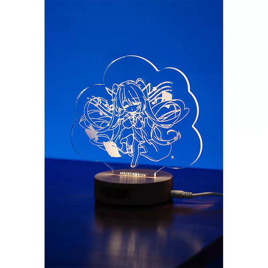 Moeyu Hatsune Miku "Slumbering Dreamscape" Vol. 2 Acrylic Desk Lamp - Aesthetic Anime LED Night Light & Desktop Decor - Moeyu - Makochan - Belgium - Europe