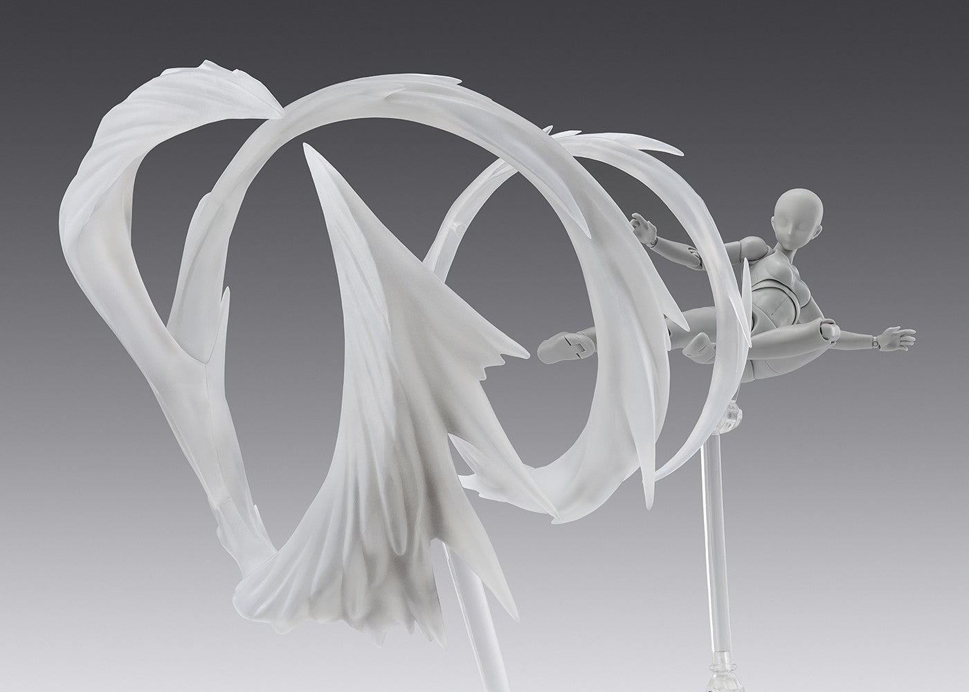 Bandai Tamashii Nations Tamashii Effect Action Figure Accessory Wind White for S.H.Figuarts | Makochan