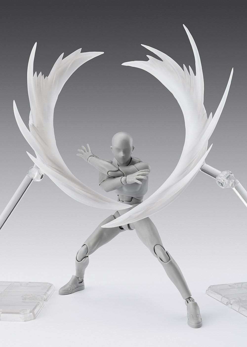 Bandai Tamashii Nations Tamashii Effect Action Figure Accessory Wind White for S.H.Figuarts | Makochan