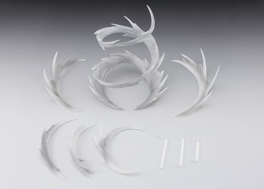 Bandai Tamashii Nations Tamashii Effect Action Figure Accessory Wind White for S.H.Figuarts | Makochan