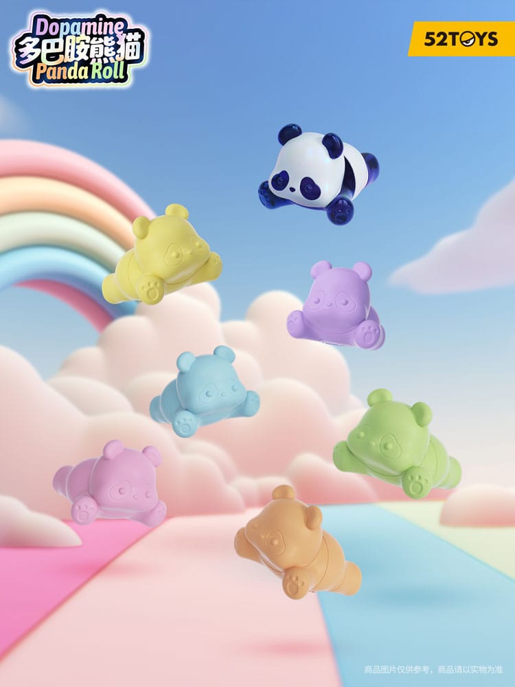 52TOYS Panda Roll Blind Box Figures Assortment Dopamine Pandas 3 cm (6) | Makochan