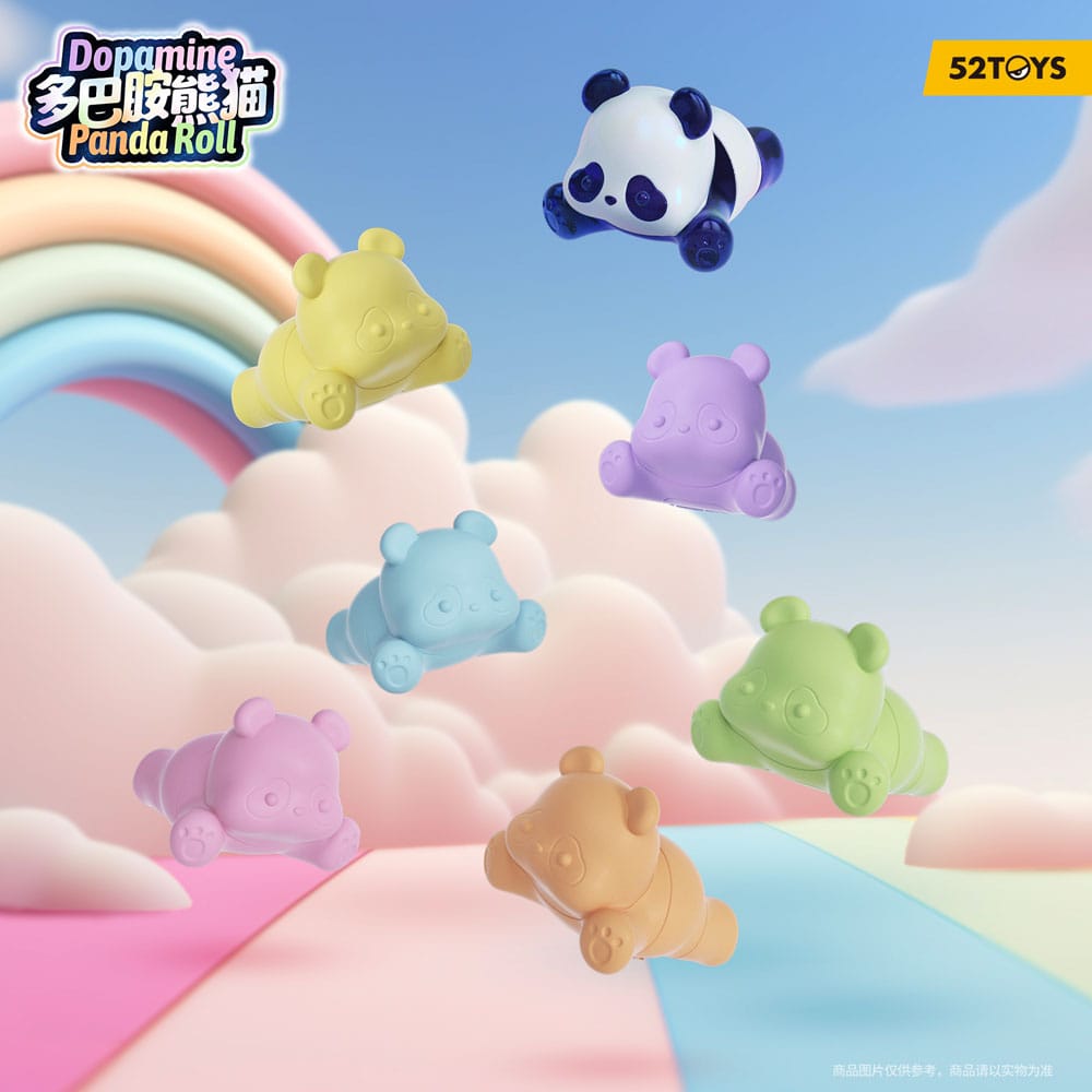 52TOYS Panda Roll Blind Box Figures Assortment Dopamine Pandas 3 cm (6) | Makochan
