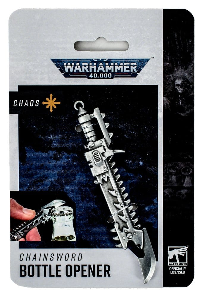 AAA Merchandise Warhammer 40,000 Bottle Opener Chaos Chainsword | Makochan