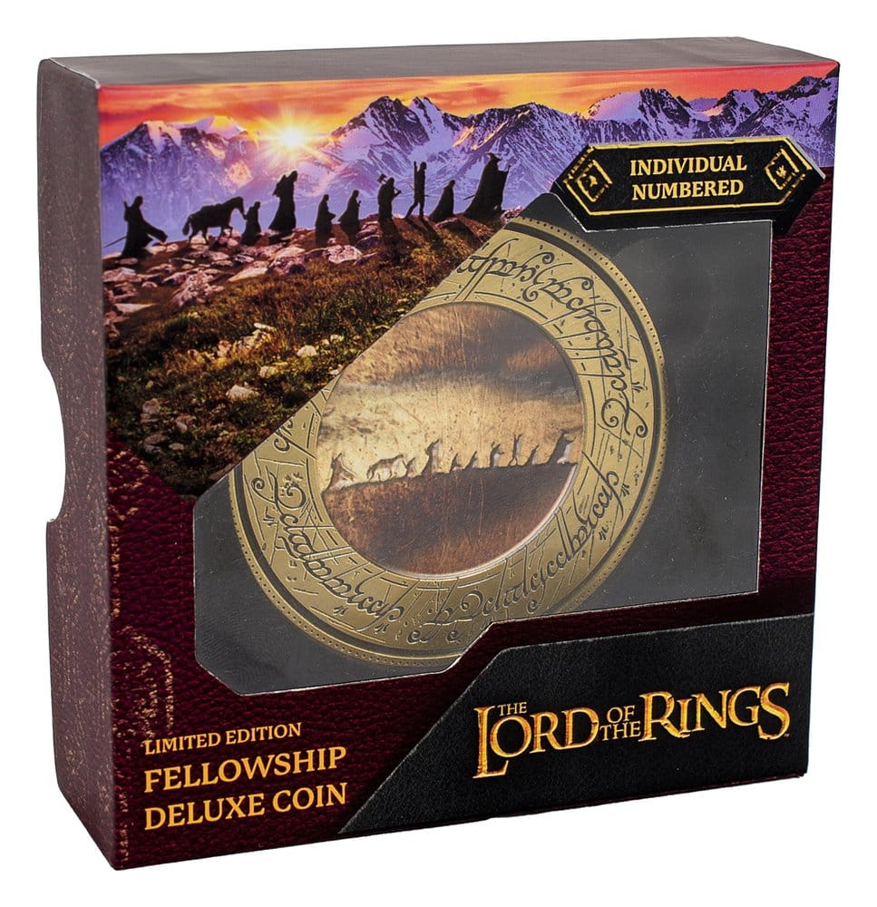 AAA Merchandise Lord of the Rings Coin with Display Stand The Fellowship | Makochan