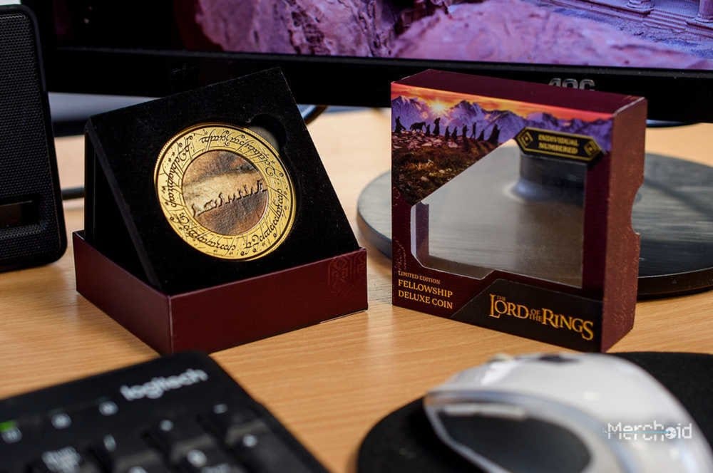 AAA Merchandise Lord of the Rings Coin with Display Stand The Fellowship | Makochan