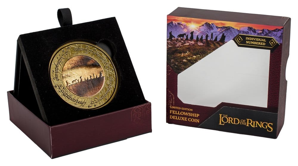AAA Merchandise Lord of the Rings Coin with Display Stand The Fellowship | Makochan