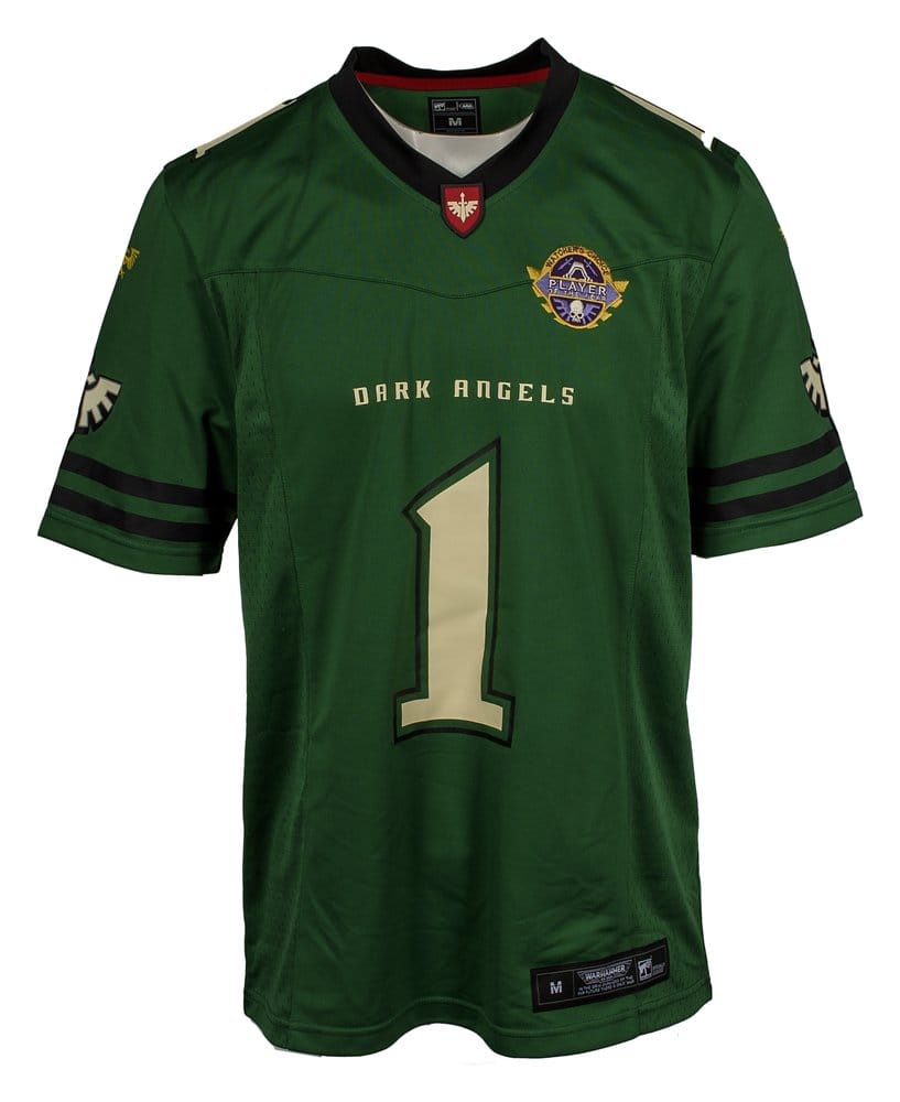 AAA Merchandise Warhammer 40,000 Sports Jersey Shirt Dark Angels | Makochan