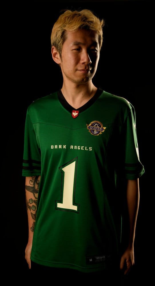 AAA Merchandise Warhammer 40,000 Sports Jersey Shirt Dark Angels | Makochan