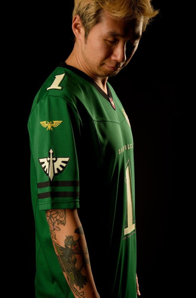 AAA Merchandise Warhammer 40,000 Sports Jersey Shirt Dark Angels | Makochan