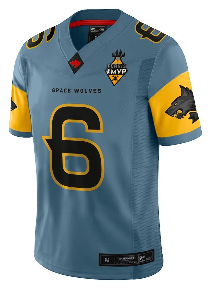 AAA Merchandise Warhammer 40,000 Sports Jersey Shirt Space Wolves | Makochan