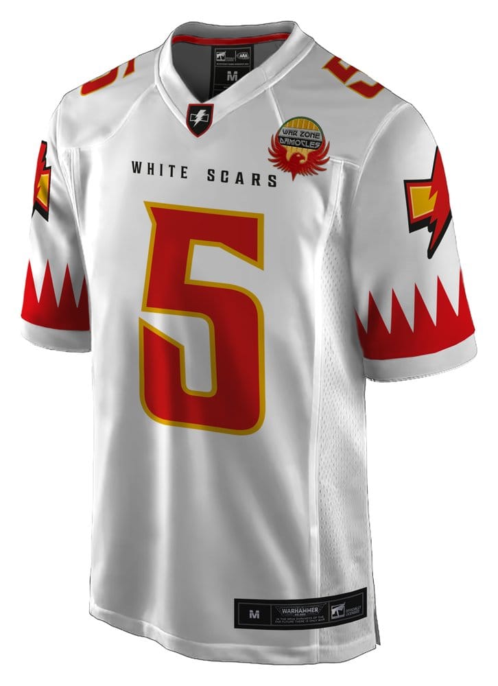 AAA Merchandise Warhammer 40,000 Sports Jersey Shirt White Scar | Makochan
