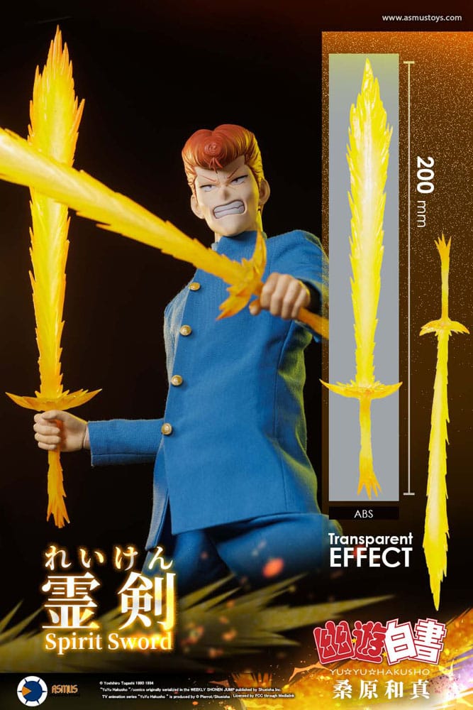Asmus Collectible Toys Yu Yu Hakusho Action Figure 1/6 Kazuma Kuwabara (Luxury Version) 30 cm | Makochan