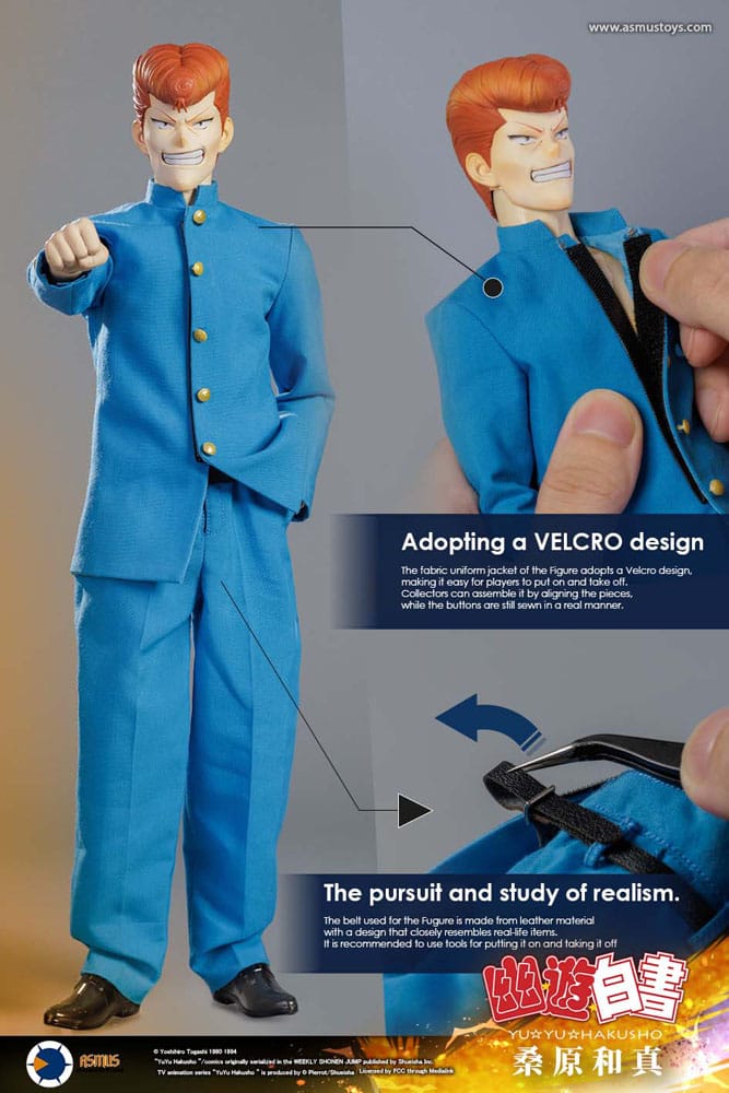 Asmus Collectible Toys Yu Yu Hakusho Action Figure 1/6 Kazuma Kuwabara (Luxury Version) 30 cm | Makochan