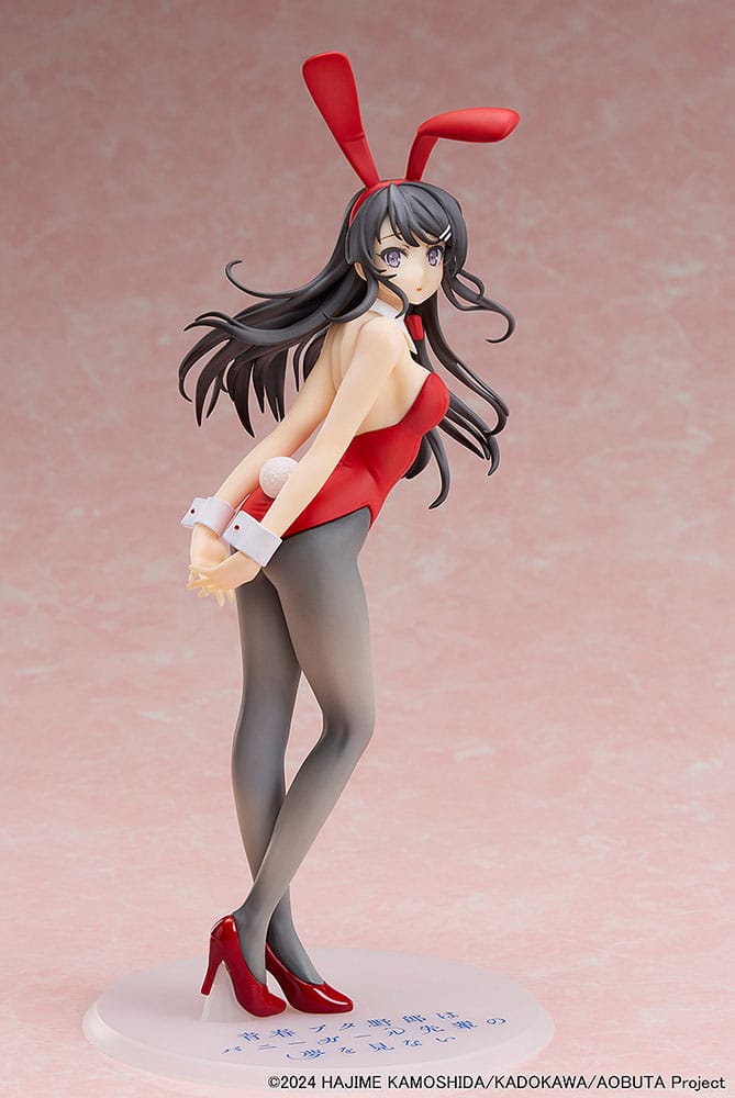 Aniplex Rascal Does Not Dream of Bunny Girl Senpai Statue 1/7 Mai Sakurajima Red Bunny Girl Ver. 27 cm | Makochan