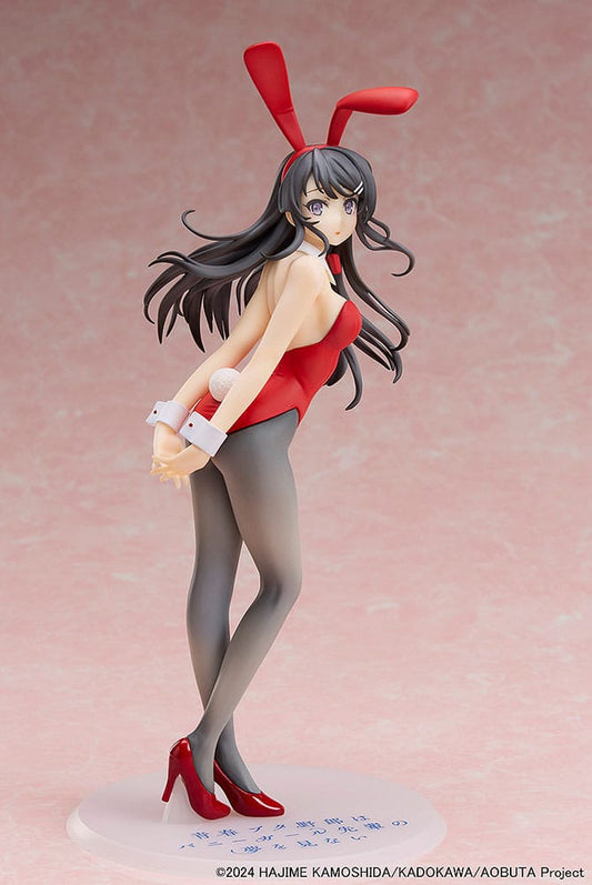 Aniplex Rascal Does Not Dream of Bunny Girl Senpai Statue 1/7 Mai Sakurajima Red Bunny Girl Ver. 27 cm | Makochan